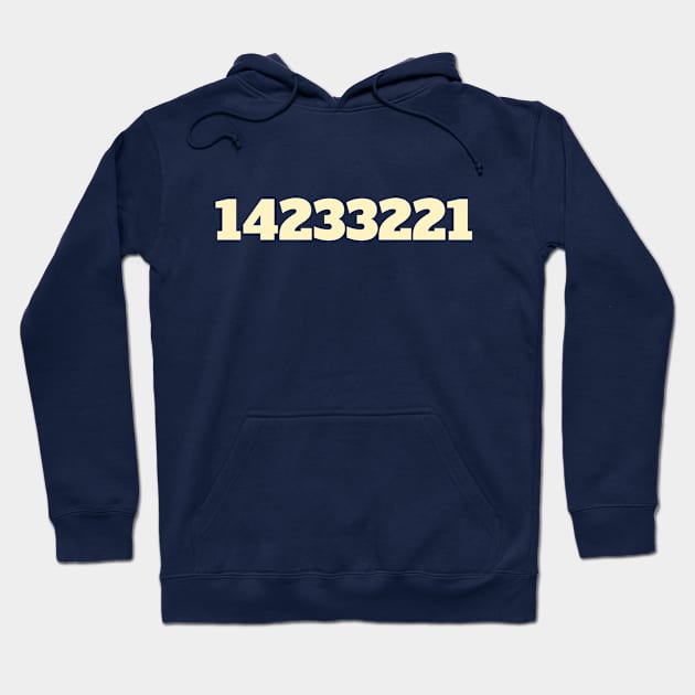 14233221 Funny Number Hoodie by OldTony